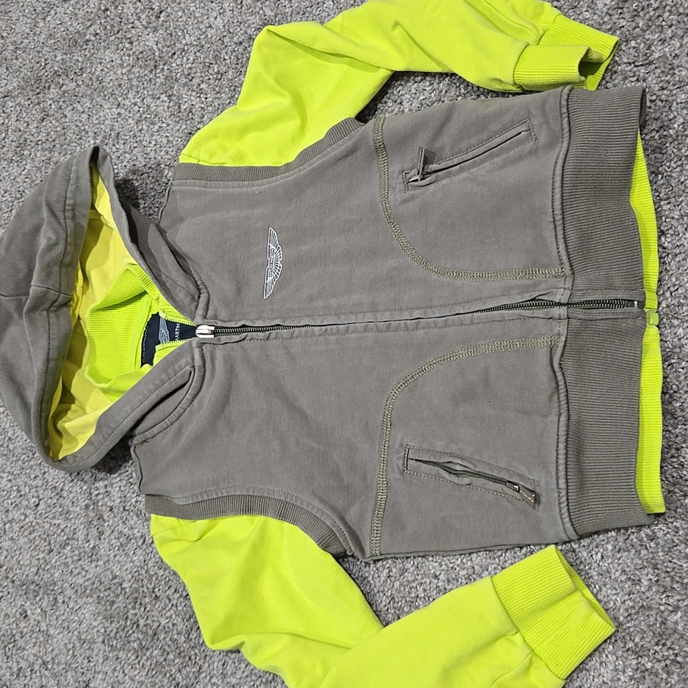 3T Aston Martin Track Jacket + Vest Matching Designer Set For Toddler Boys
